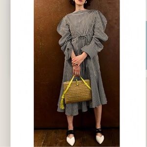 Eudon Choi Gingham Boatneck Midi 6